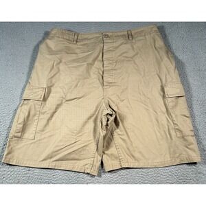Rothco BDU Tactical Shorts Men 2XL Khaki Adjustable Waist Cargo Pockets Military